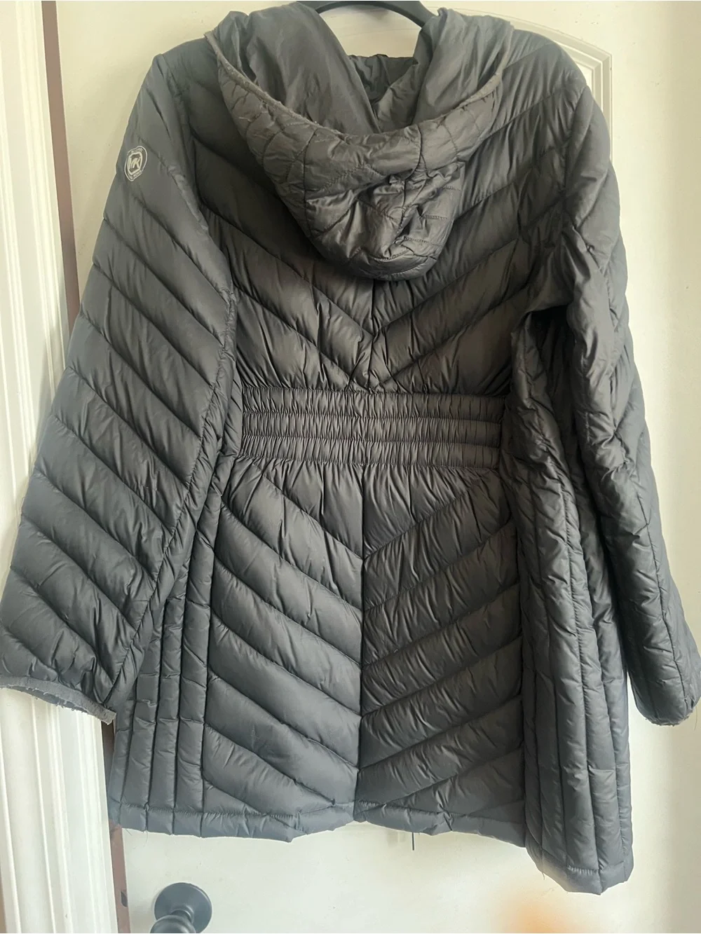 Michael Kors Gray Quilted Puffer Jacket